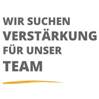 Wir suchen dich