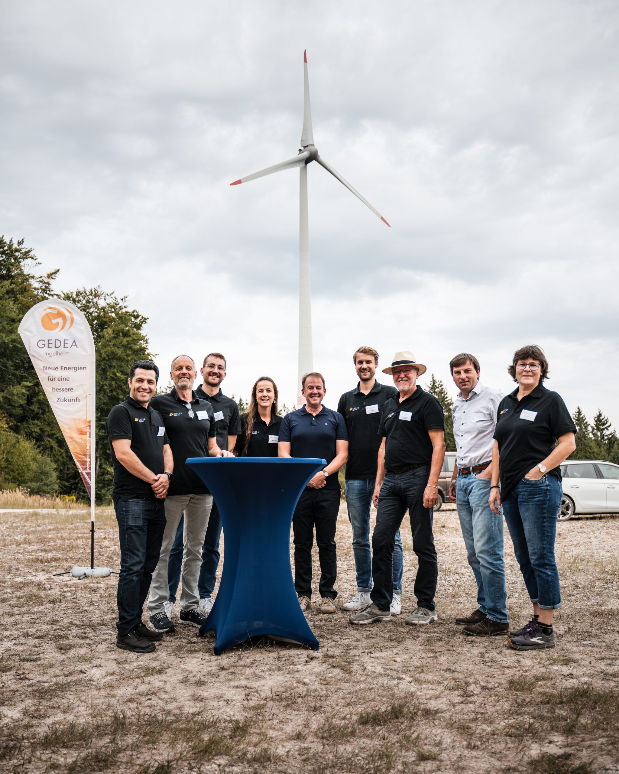 Das GEDEA-Team mit Andreas Wagner.